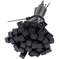 intervisio Bridas de Plastico para Cables 300mm x 7-6mm- Negro- 100 Piezas